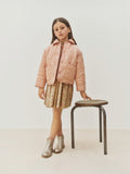 veste réversible et matelassée couleur cerise