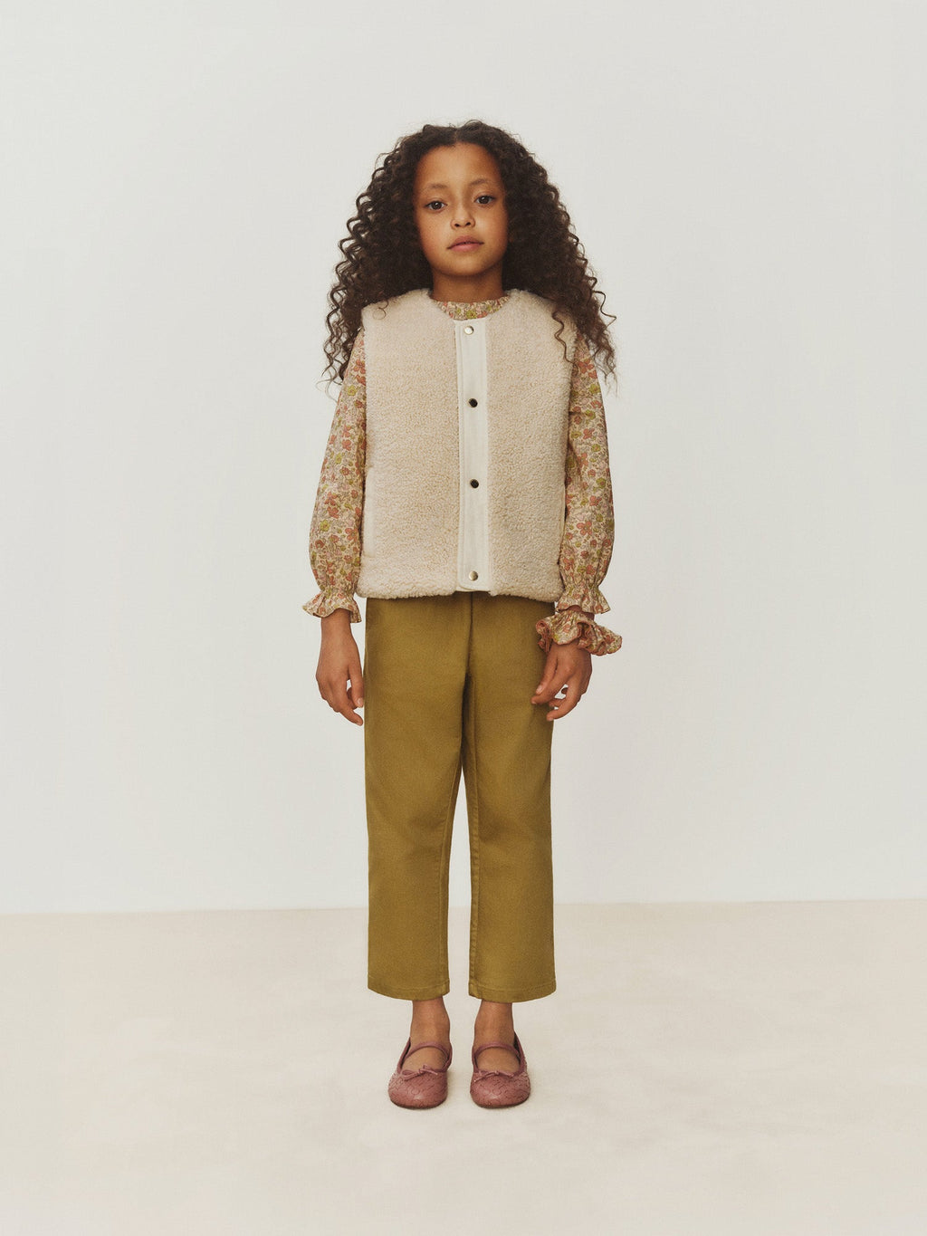 veste sans manches réversible en fausse fourrure