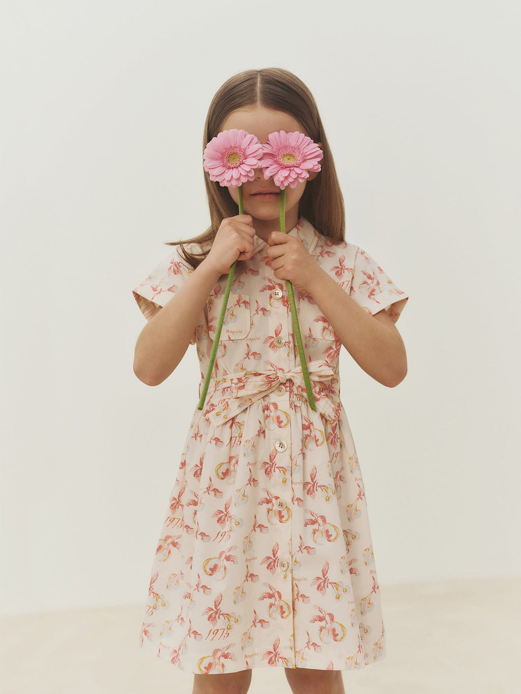 robe en coton biologique à imprimé cerises