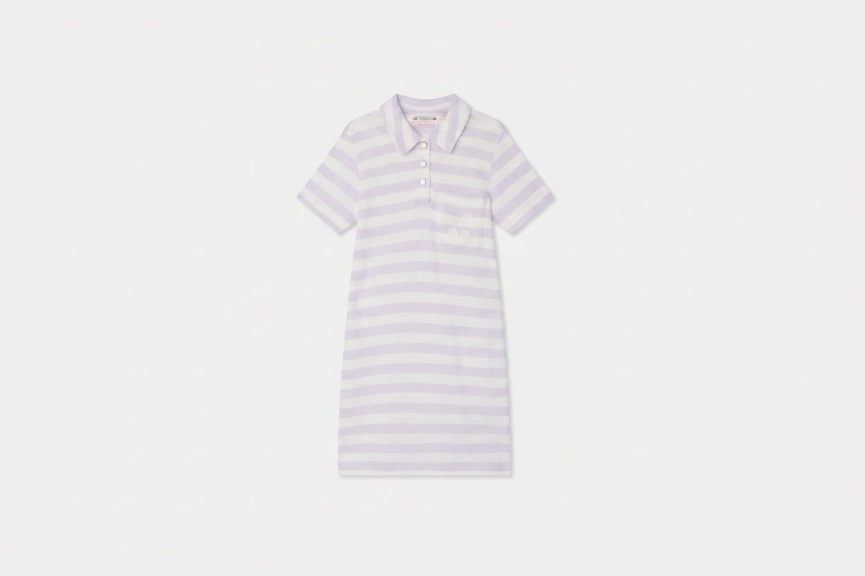 Robe polo en maille