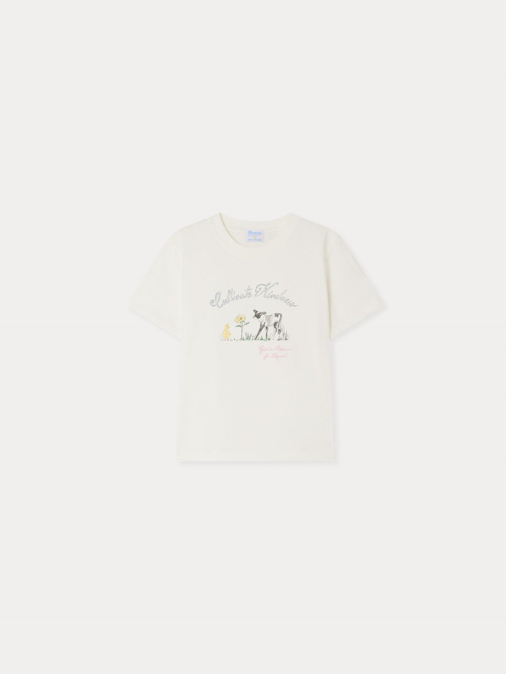 T-shirt unisexe en coton biologique dessiné à la main