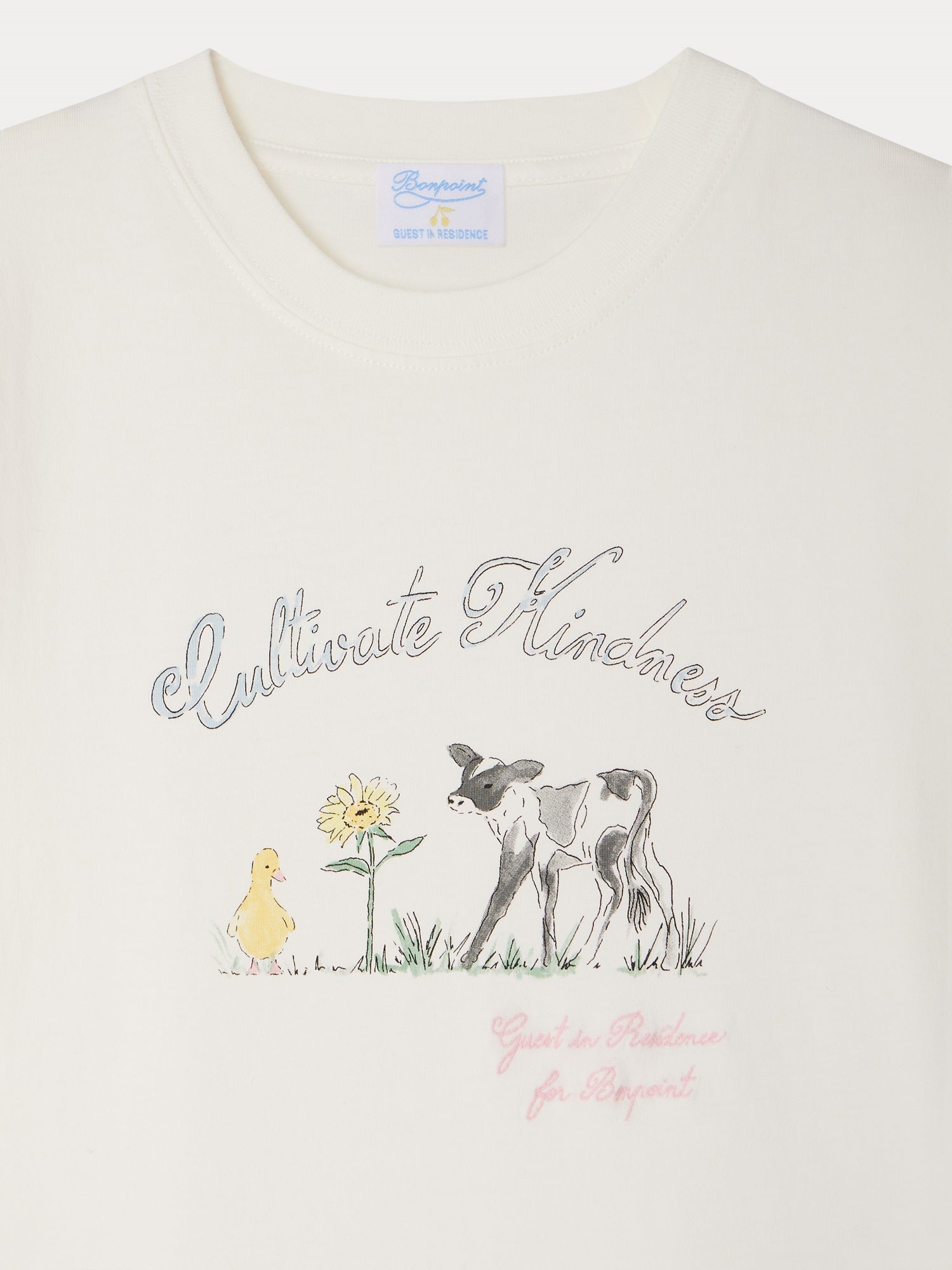 hand-drawn unisex organic cotton T-shirt