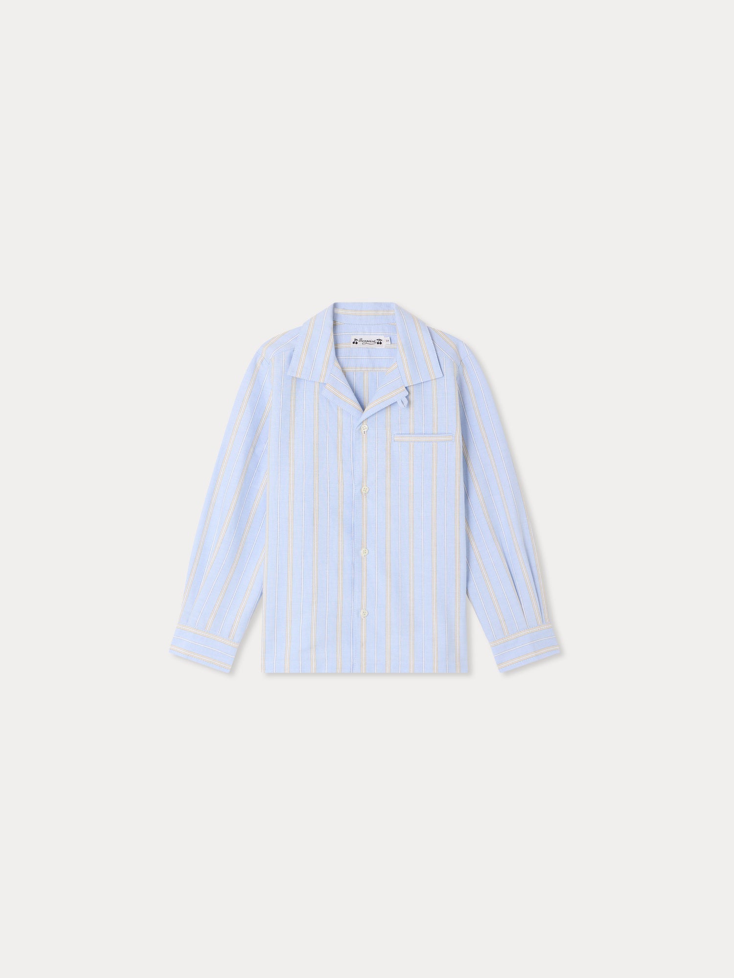 striped shirt in organic cotton