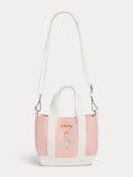 Sac bandoulière avec écussons et broderies