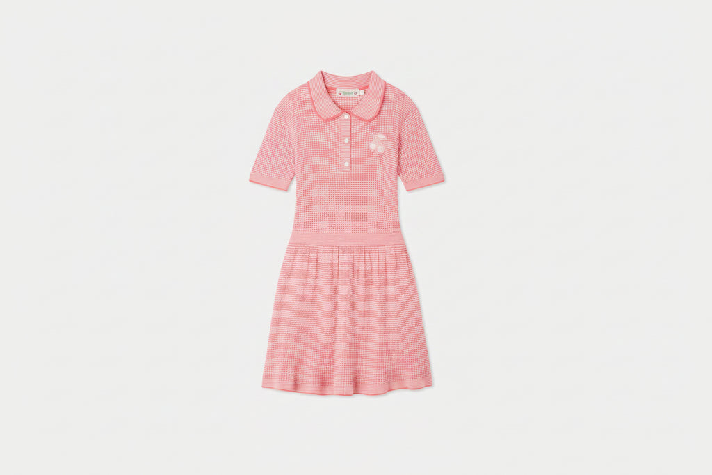 knit dress in organic cotton