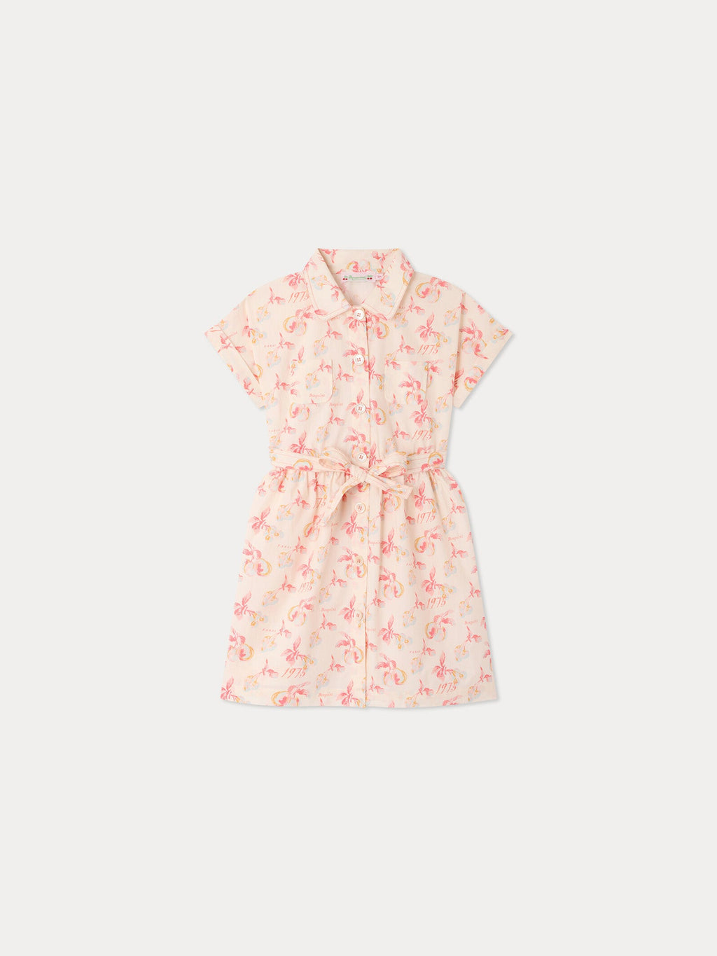 robe en coton biologique à imprimé cerises
