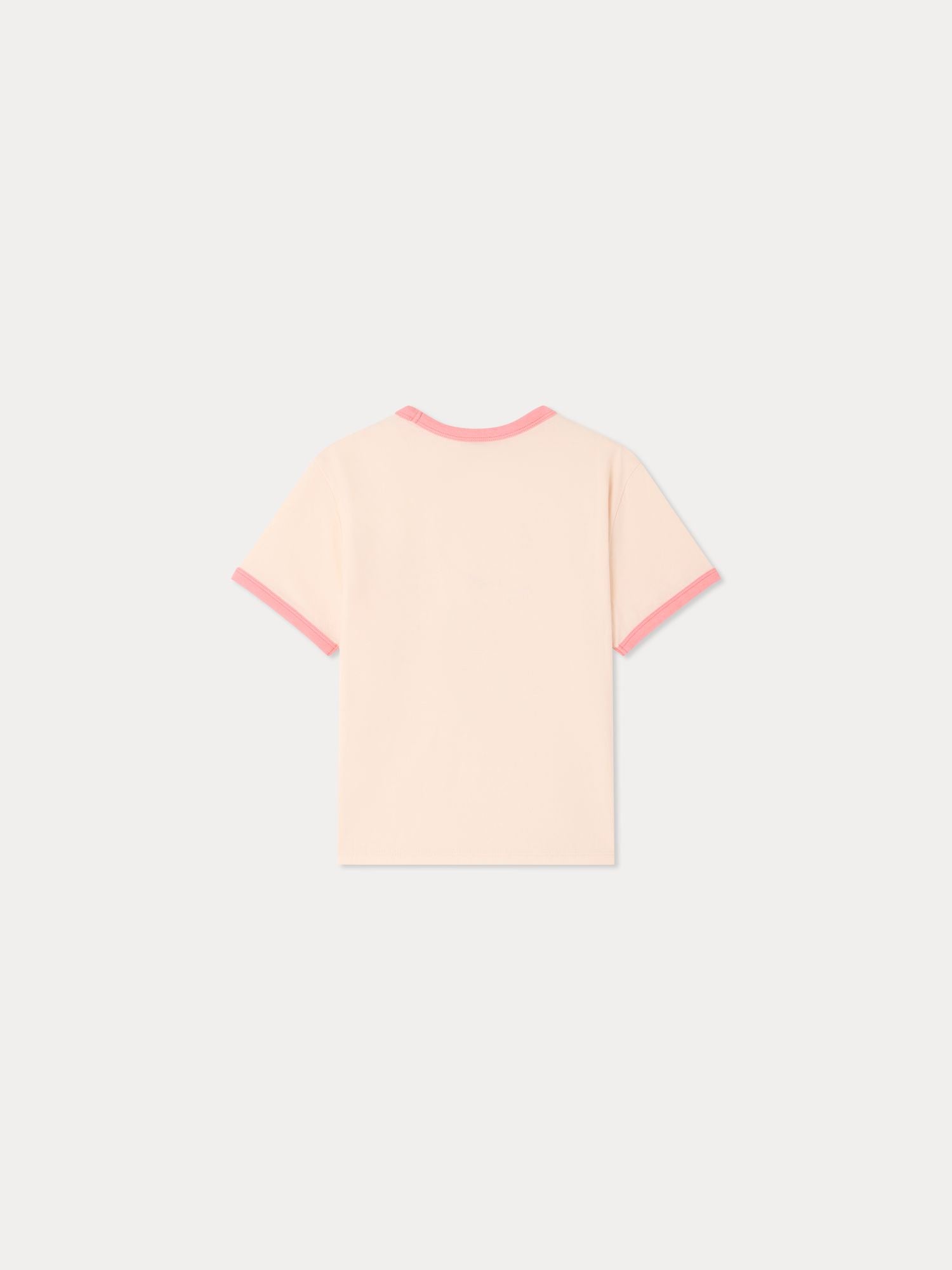 DJ cat print t-shirt in organic cotton