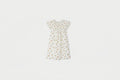 smocked dress with floral print
