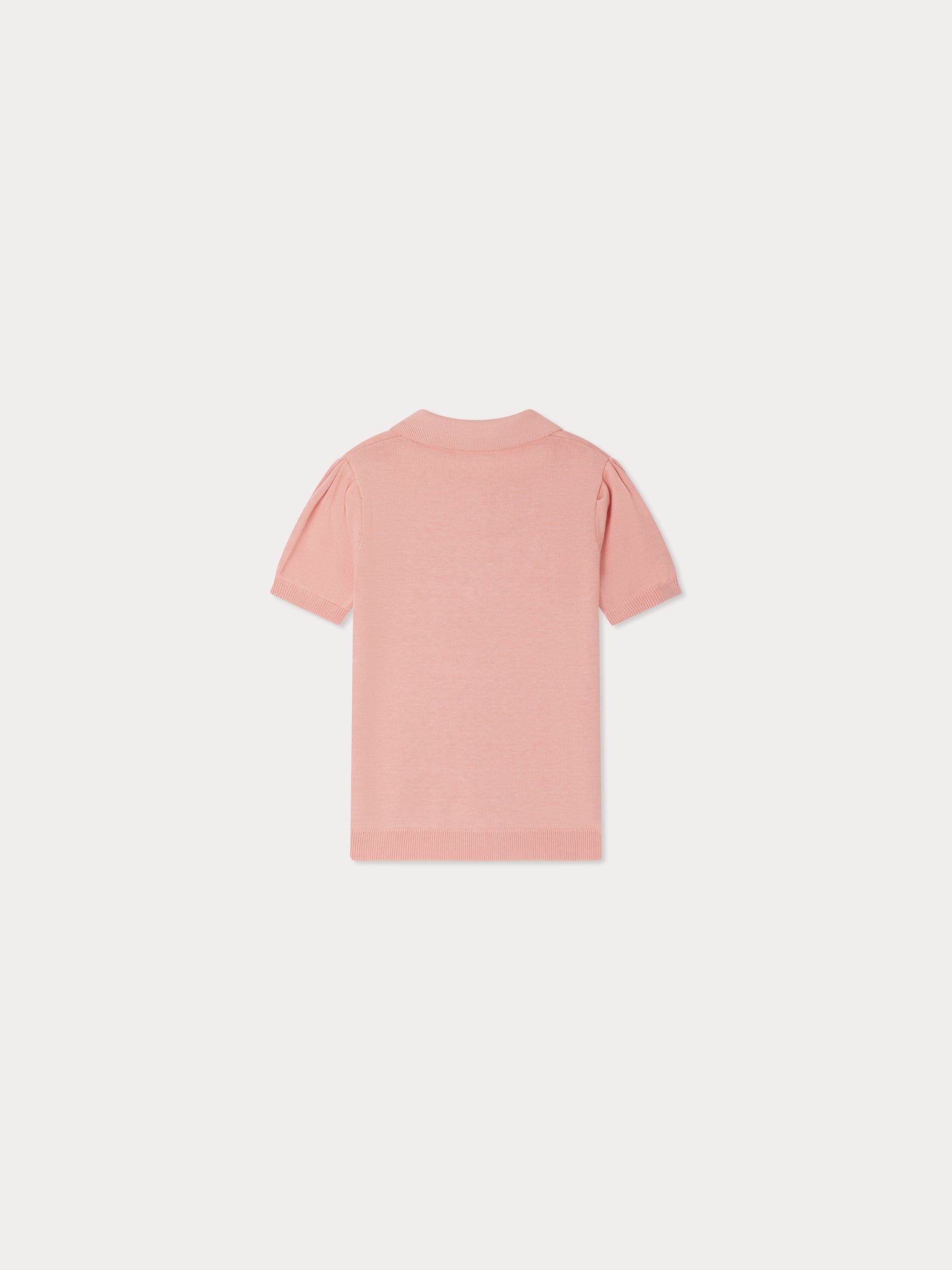 polo avec broderies cerises perlées