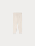 Legging en tissu côtelé rose uni