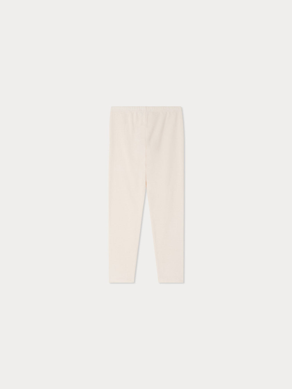 Legging en tissu côtelé rose uni