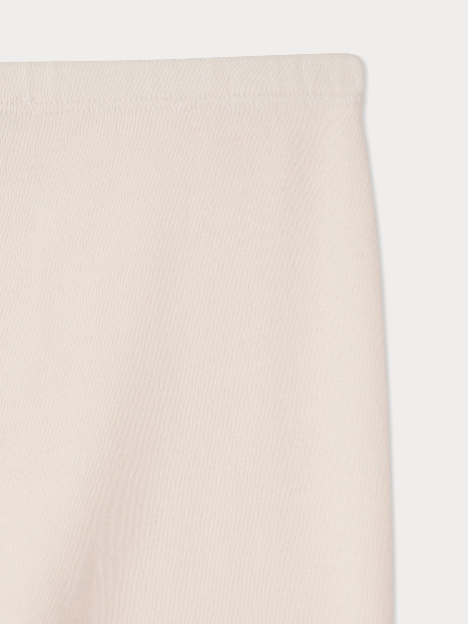 leggings in solid pink ribbed fabric
