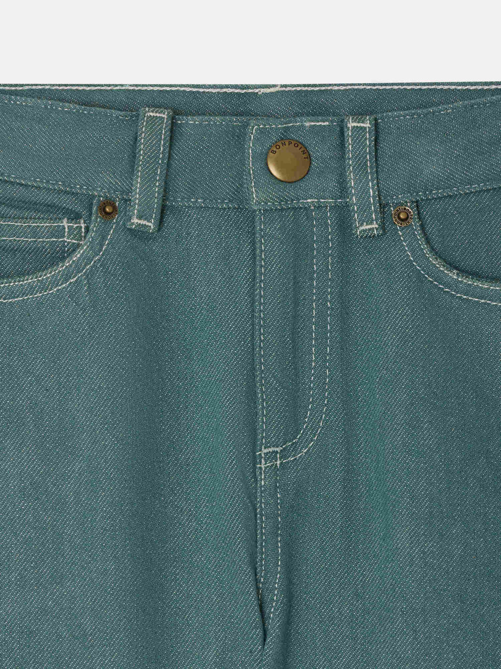Short bermuda vert en coton biologique