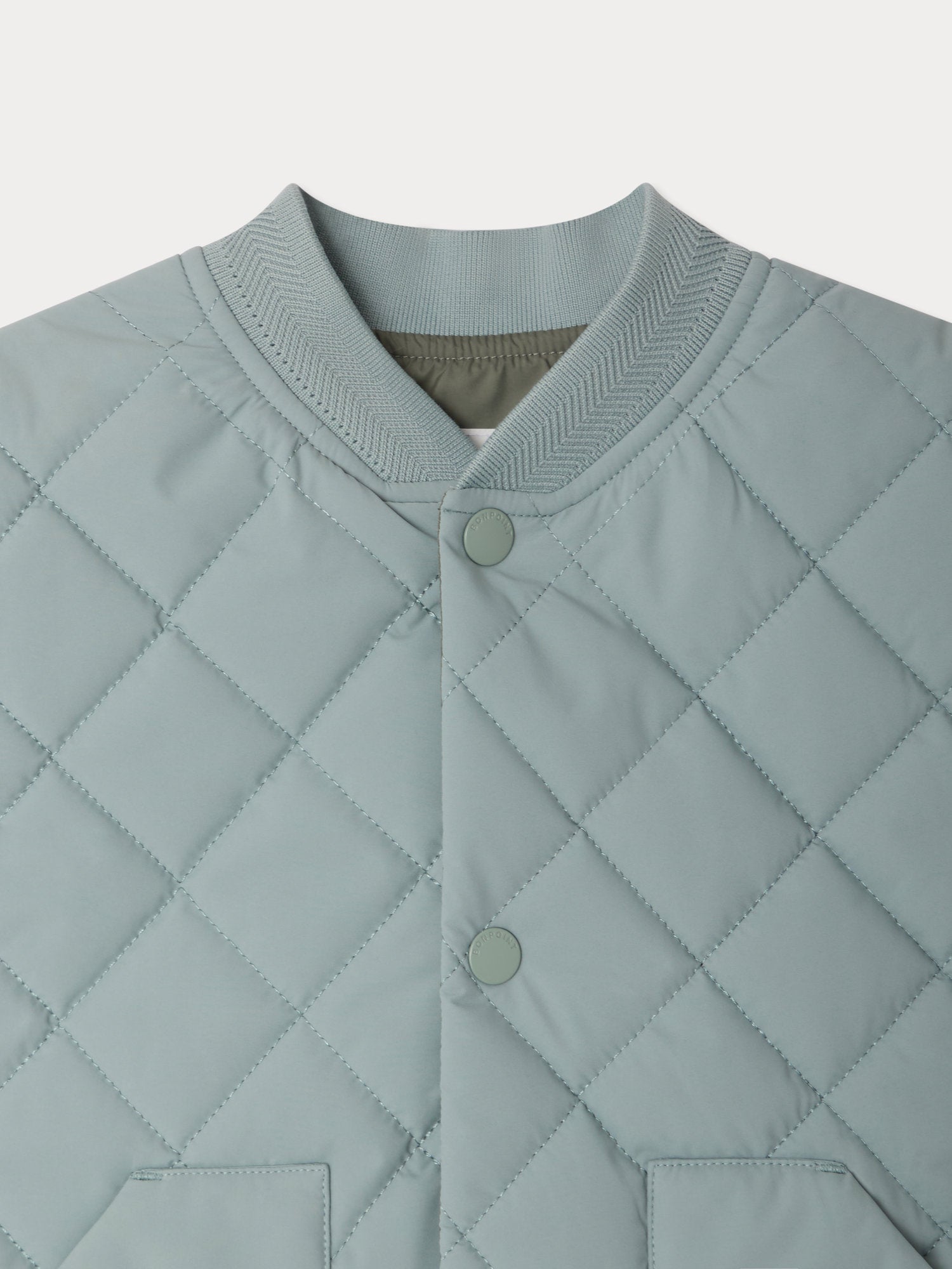 water-repellent quilted vest