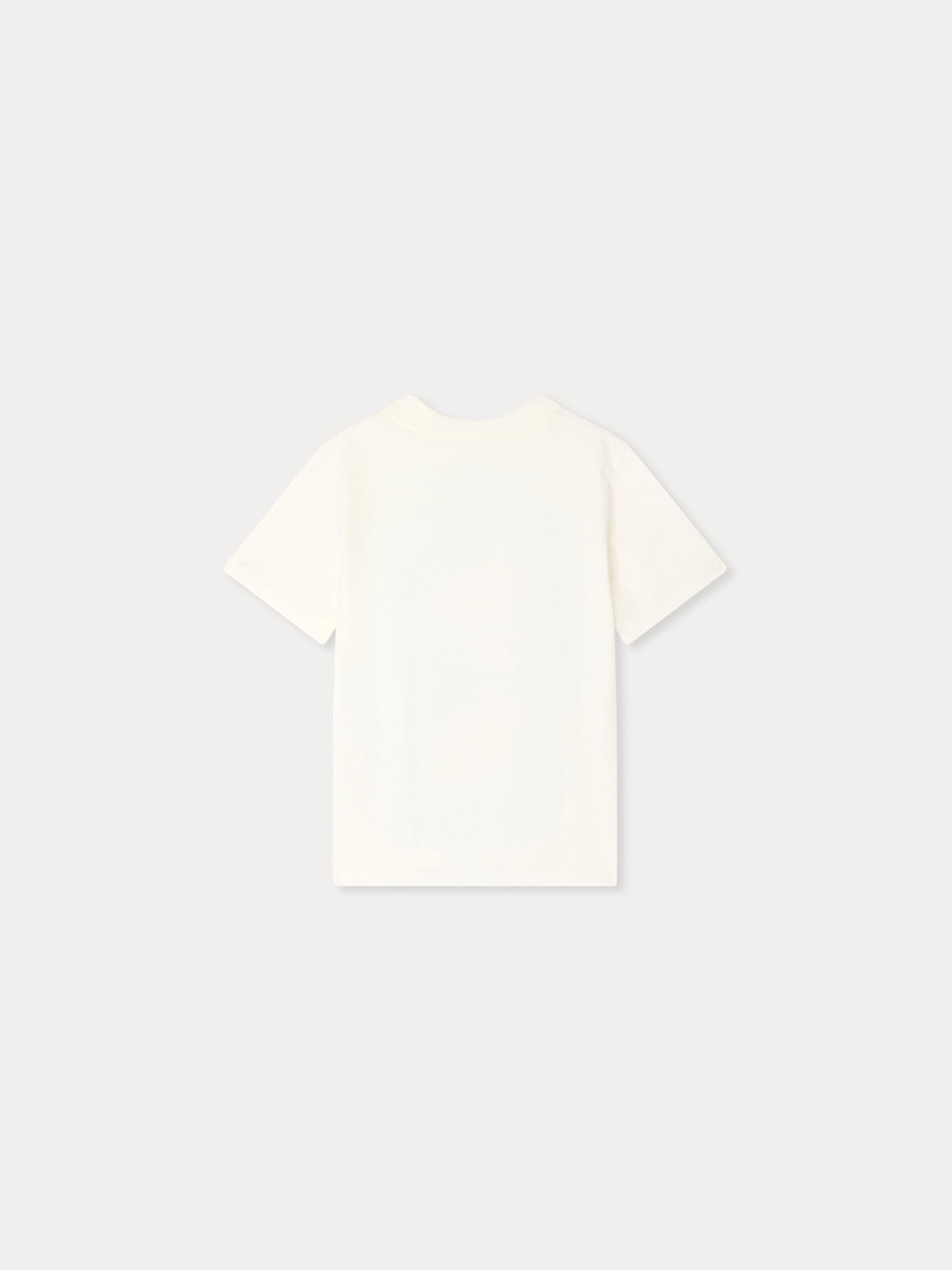 forte-tête printed t-shirt in organic cotton