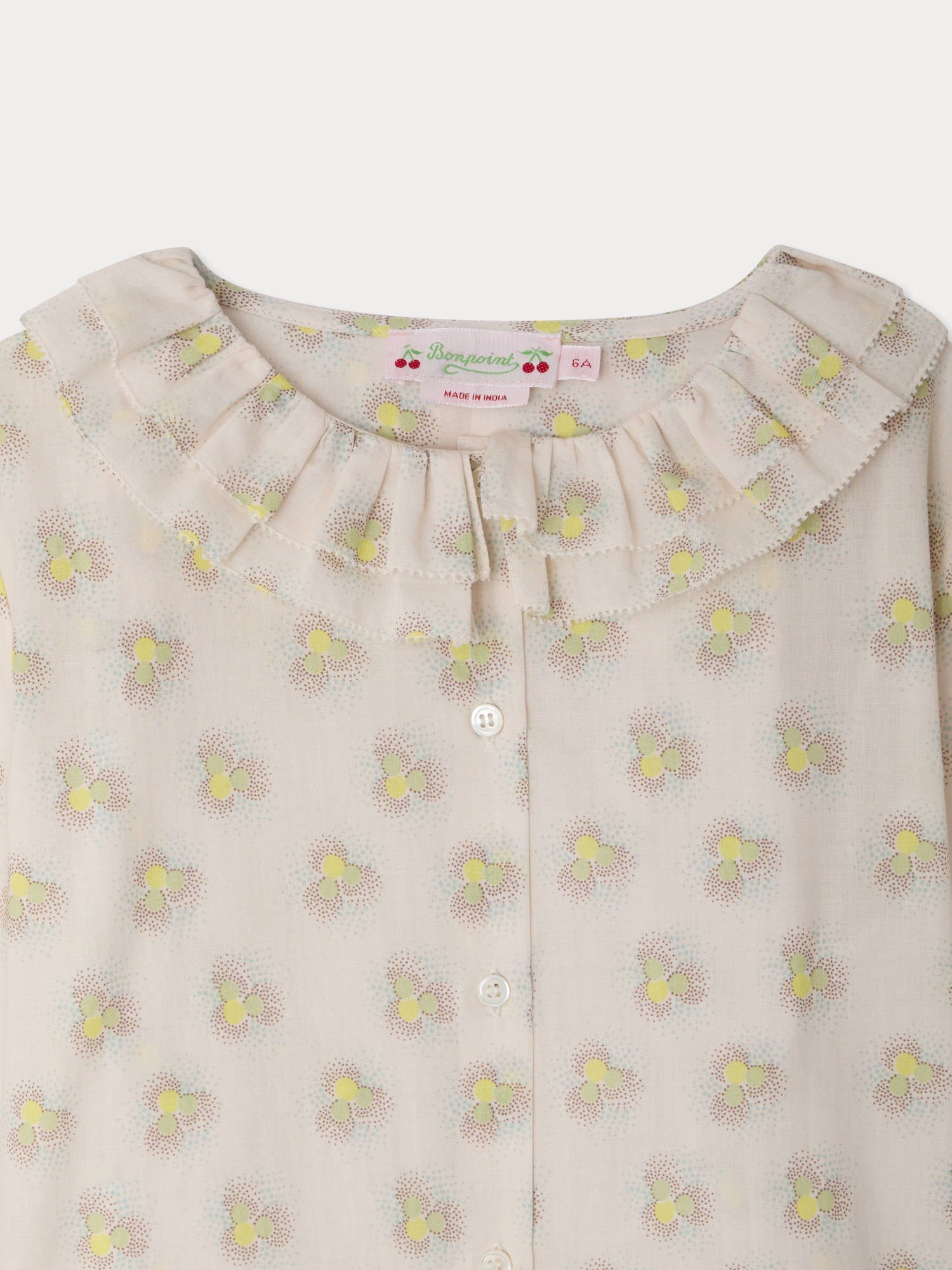 blouse in organic cotton