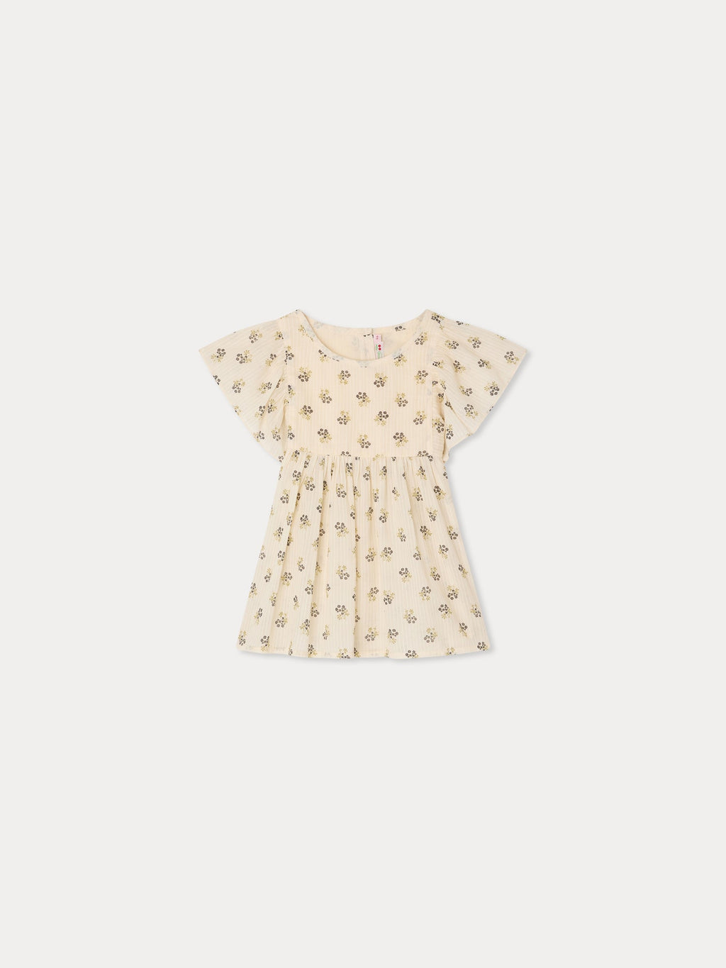 blouse in organic dobby cotton voile
