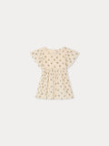 blouse in organic dobby cotton voile