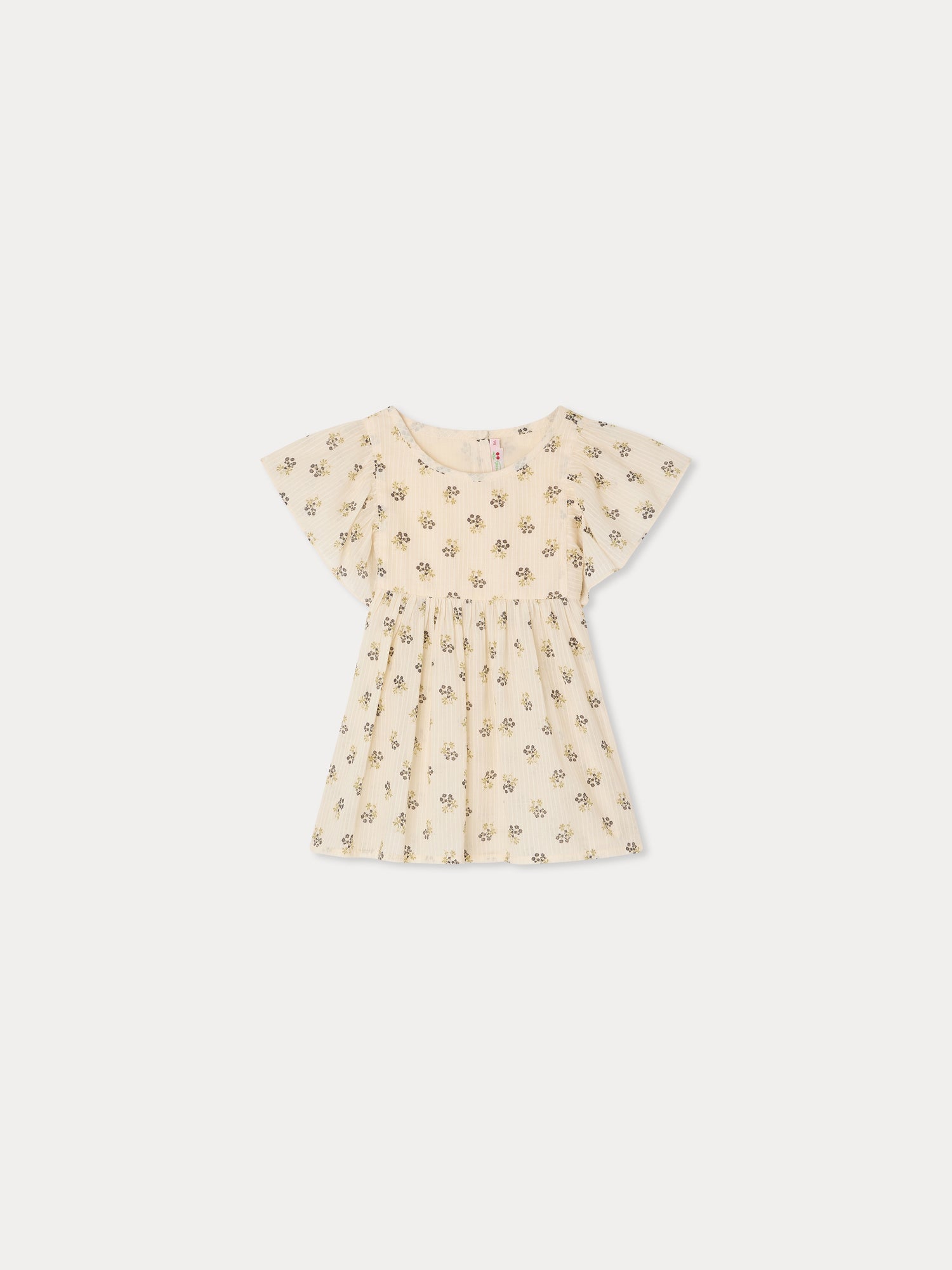 blouse in organic dobby cotton voile