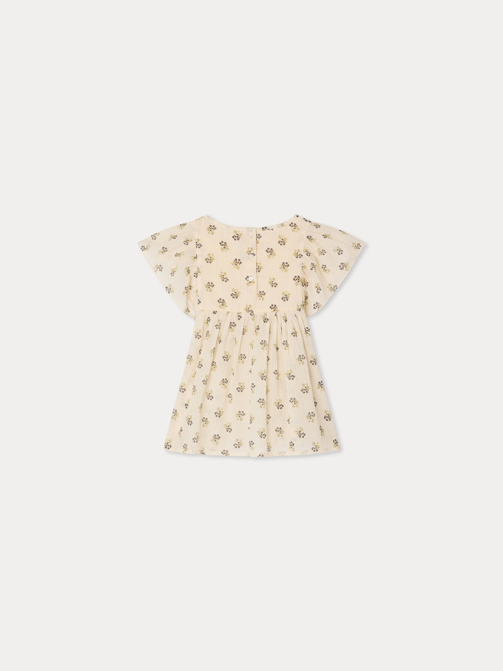 blouse in organic dobby cotton voile