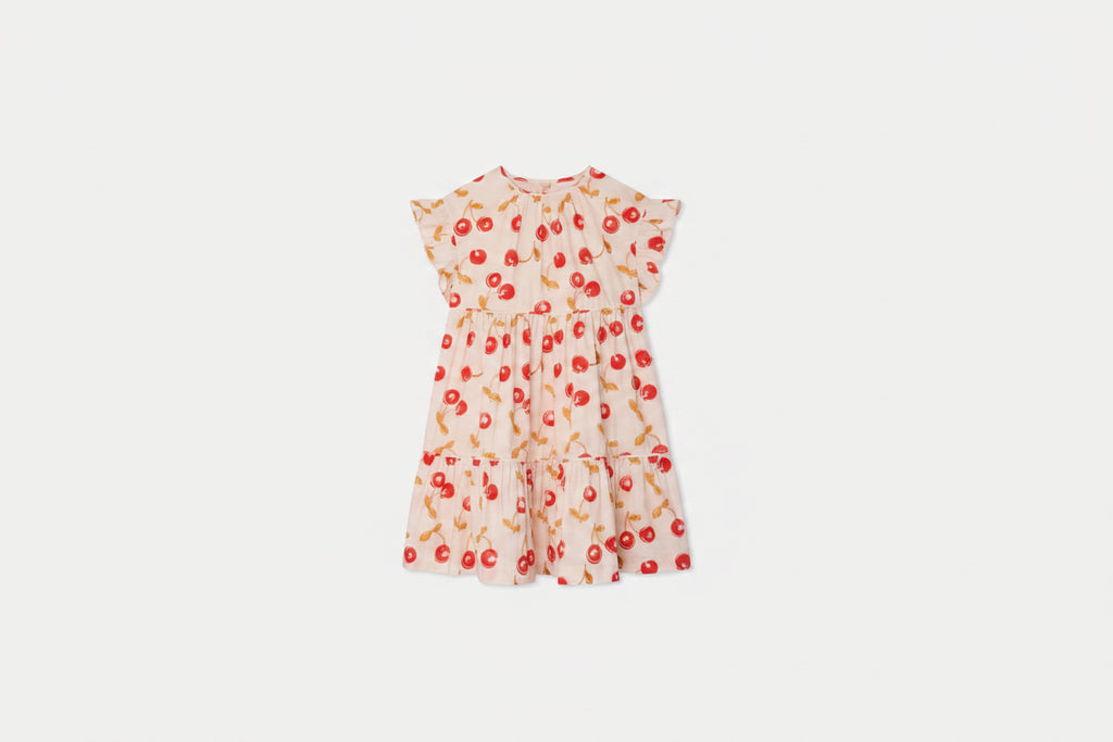 Robe Augustine en coton bio à volants