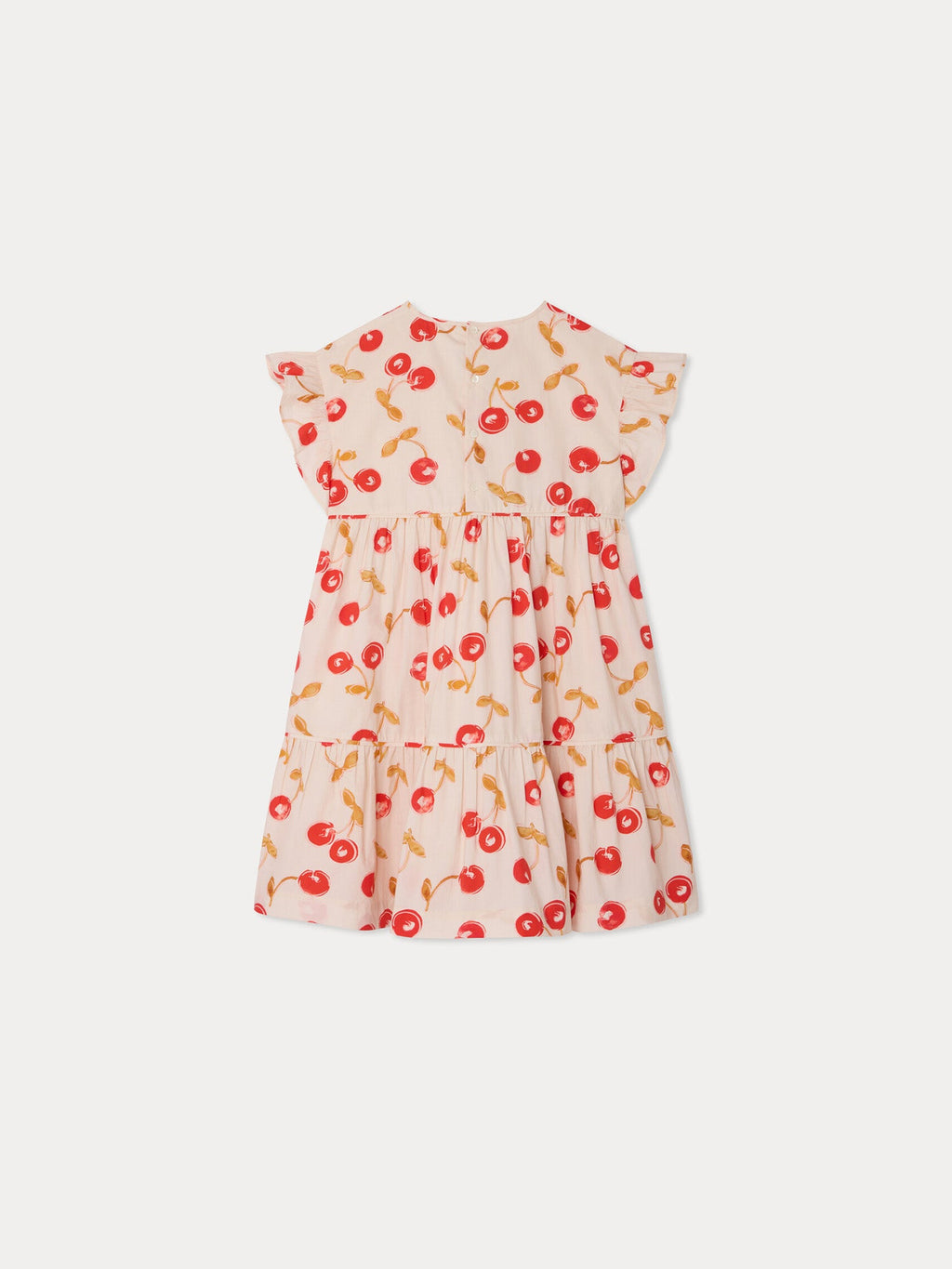 Robe Augustine en coton bio à volants