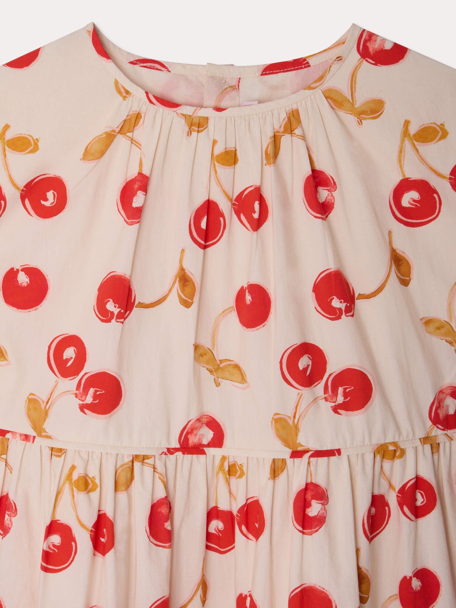 Robe Augustine en coton bio à volants