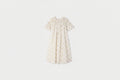 smocked dress in organic cotton