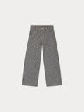 pantalon en jean rayé en coton biologique