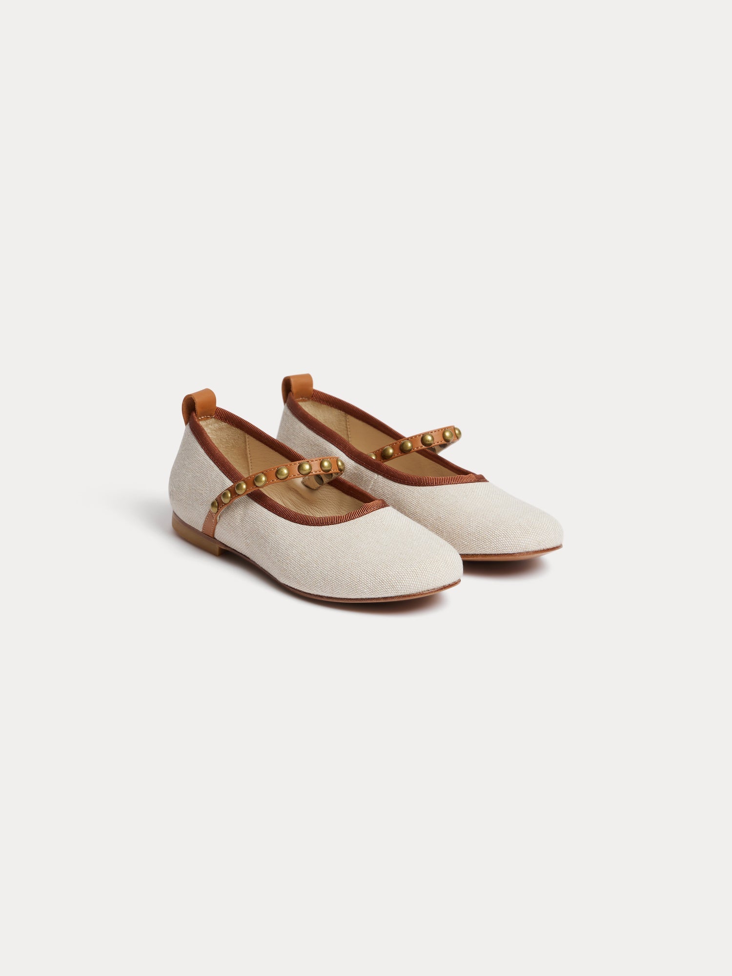 leather ballet flats