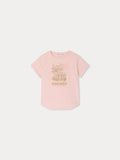 Somerset print t-shirt in organic cotton
