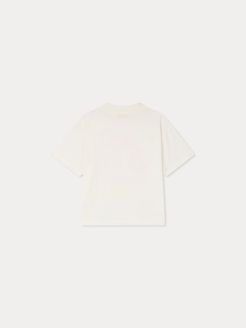 T-shirt imprimé cerises en coton biologique