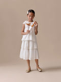 jupe en broderie anglaise en coton biologique