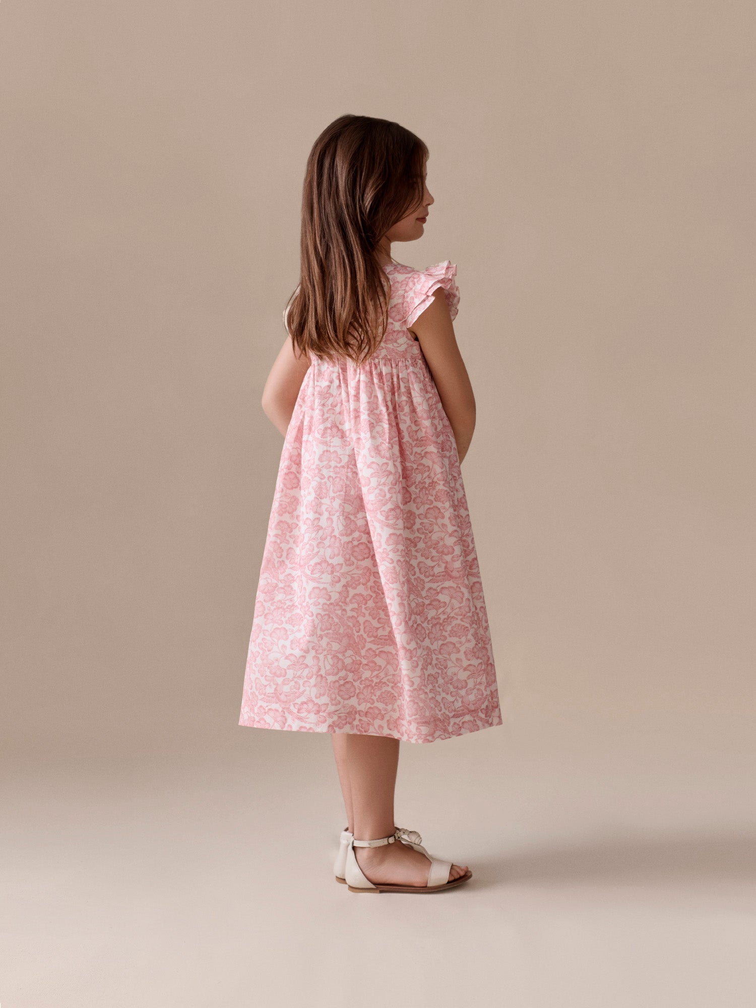 dress in organic cotton voile