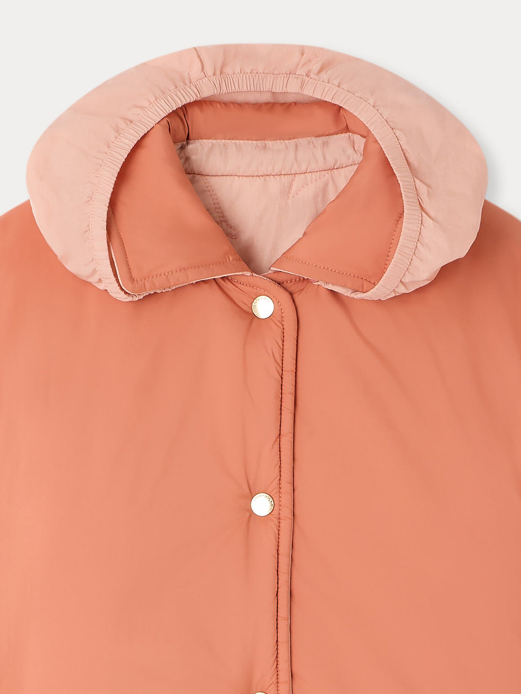 veste réversible et matelassée couleur cerise