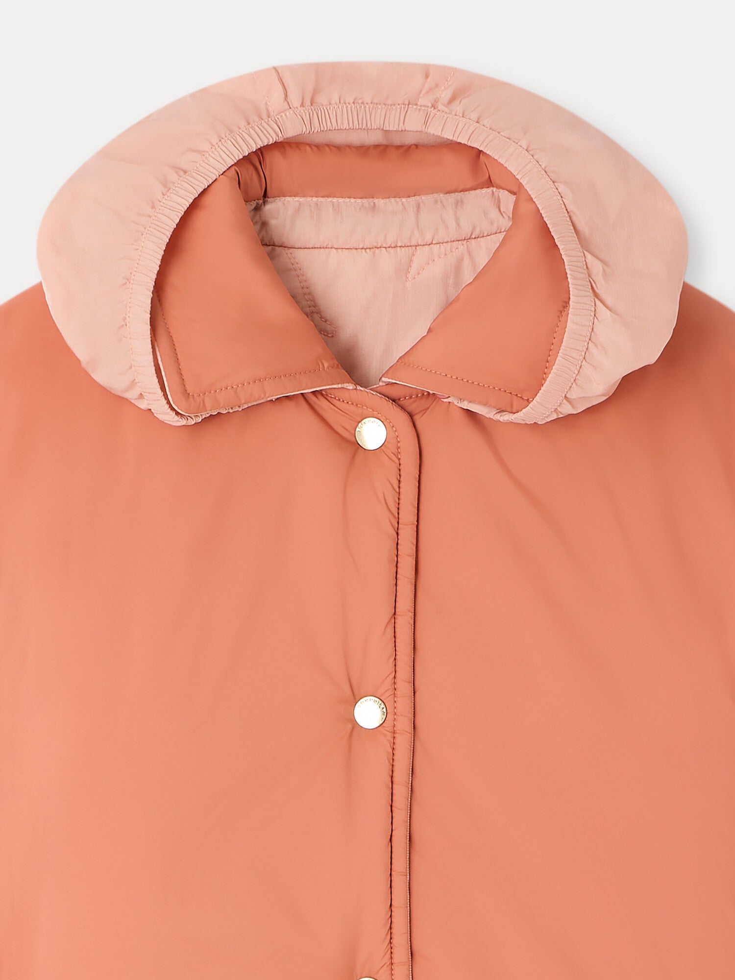 veste réversible et matelassée couleur cerise